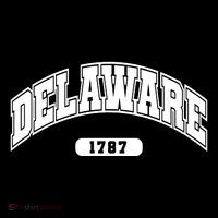 Delaware Collegiate Style 1787 Stripe Pom Pom Beanie