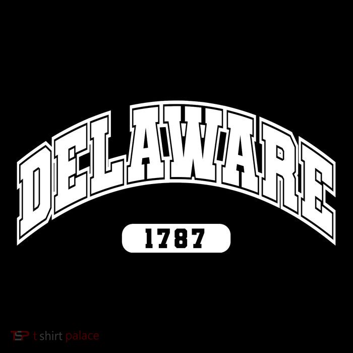 Delaware Collegiate Style 1787 Stripe Pom Pom Beanie