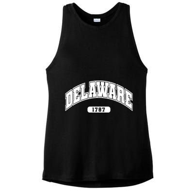 Delaware Collegiate Style 1787 Ladies PosiCharge Tri-Blend Wicking Tank