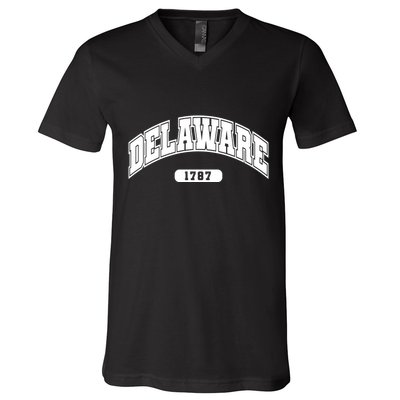 Delaware Collegiate Style 1787 V-Neck T-Shirt