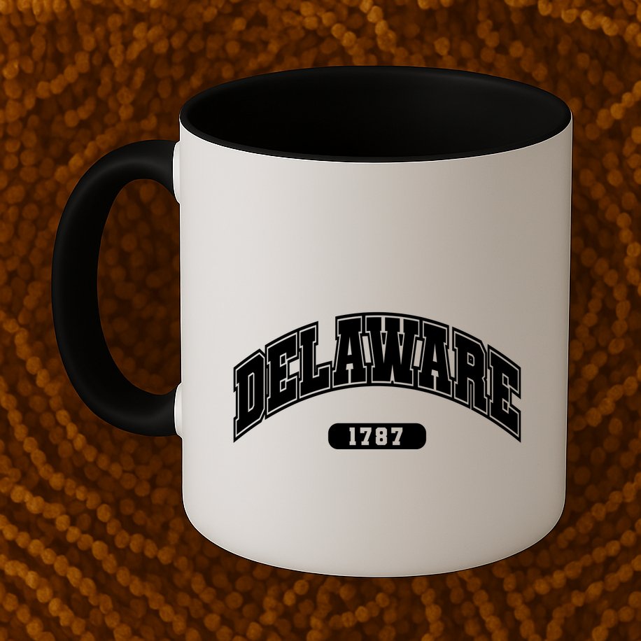 Delaware Collegiate Style 1787 Mug