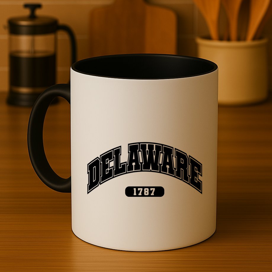 Delaware Collegiate Style 1787 Mug