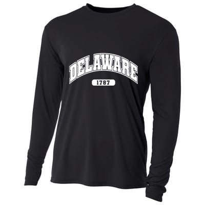 Delaware Collegiate Style 1787 Cooling Performance Long Sleeve Crew