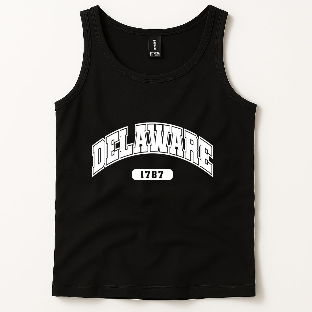 Delaware Collegiate Style 1787 Tank Top