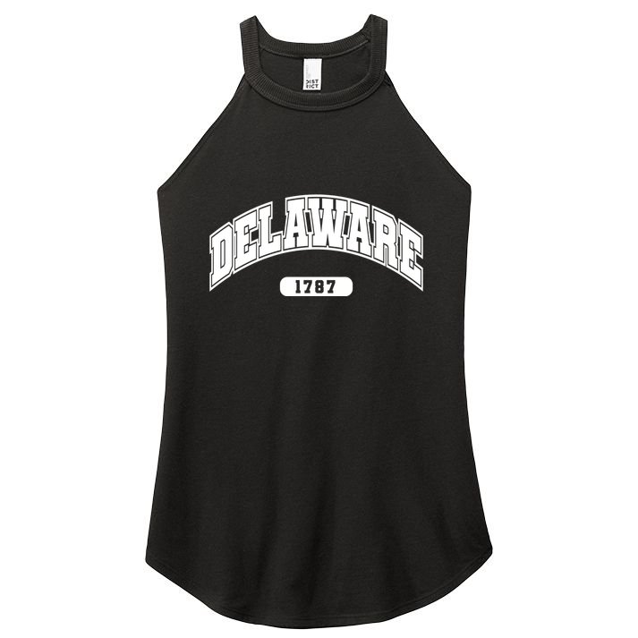 Delaware Collegiate Style 1787 Women's Perfect Tri Rocker Tank