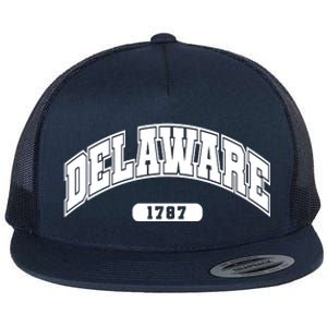 Delaware Collegiate Style 1787 Flat Bill Trucker Hat