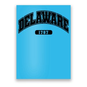 Delaware Collegiate Style 1787 Poster