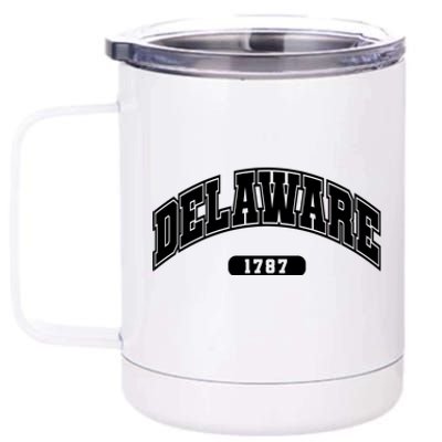 Delaware Collegiate Style 1787 12 oz Stainless Steel Tumbler Cup