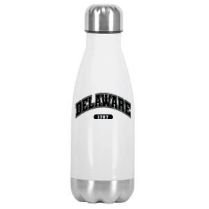 Delaware Collegiate Style 1787 Stainless Steel Insulated Water Bottle