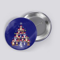 Dog Christmas Tree Funny Christmas Lights Xmas Button