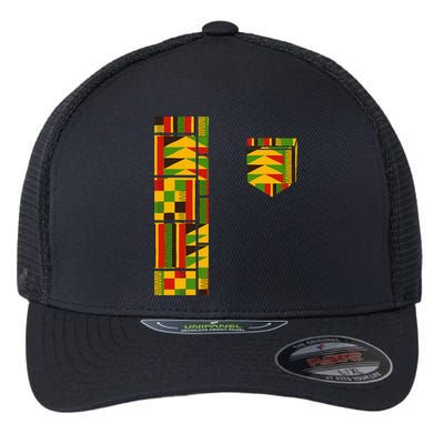 Dashiki Costume Traditional African Kente Flexfit Unipanel Trucker Cap