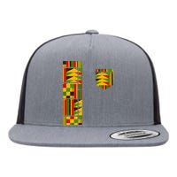 Dashiki Costume Traditional African Kente Flat Bill Trucker Hat