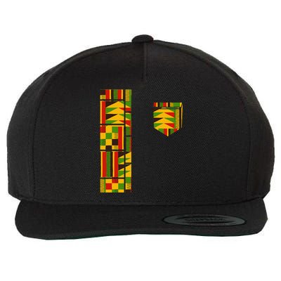 Dashiki Costume Traditional African Kente Wool Snapback Cap