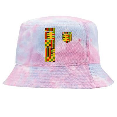 Dashiki Costume Traditional African Kente Tie-Dyed Bucket Hat