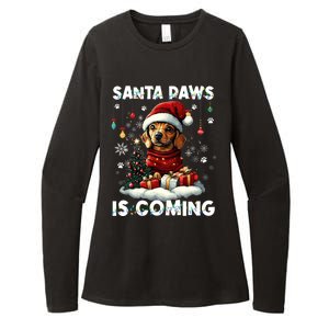 Dachshund Christmas Tree Lights Decorations Dog Lover Xmas Womens CVC Long Sleeve Shirt