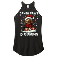 Dachshund Christmas Tree Lights Decorations Dog Lover Xmas Women's Perfect Tri Rocker Tank