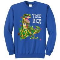 Dinosaur Christmas Tree Rex Family Matching Funny Gift Sweatshirt