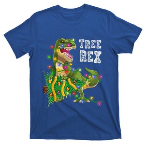 Dinosaur Christmas Tree Rex Family Matching Funny Gift T-Shirt