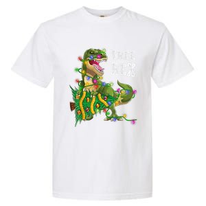 Dinosaur Christmas Tree Rex Family Matching Funny Gift Garment-Dyed Heavyweight T-Shirt