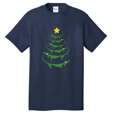 Dachshund Christmas Tree Tall T-Shirt