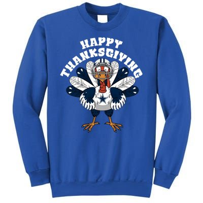 Dallas Cowboys Turkey Happy Thanksgiving Sweatshirt