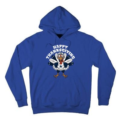 Dallas Cowboys Turkey Happy Thanksgiving Tall Hoodie