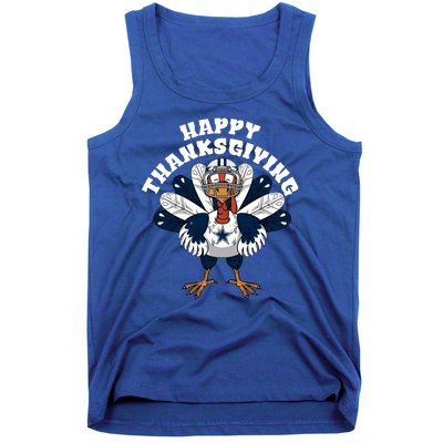 Dallas Cowboys Turkey Happy Thanksgiving Tank Top