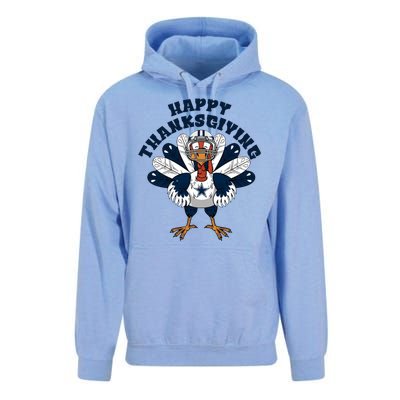 Dallas Cowboys Turkey Happy Thanksgiving Unisex Surf Hoodie