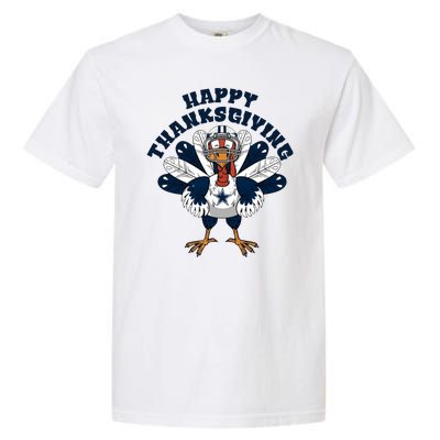 Dallas Cowboys Turkey Happy Thanksgiving Garment-Dyed Heavyweight T-Shirt