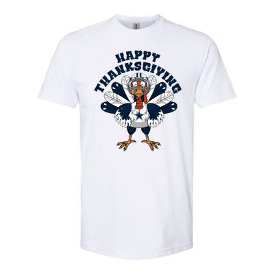 Dallas Cowboys Turkey Happy Thanksgiving Softstyle® CVC T-Shirt