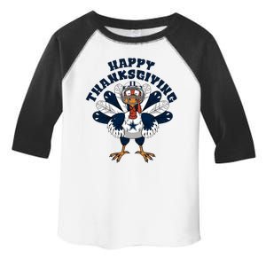 Dallas Cowboys Turkey Happy Thanksgiving Toddler Fine Jersey T-Shirt