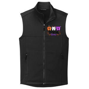 Dental Crew Tooth Halloween Funny Dentist Assistant Meaningful Gift Collective Smooth Fleece Vest