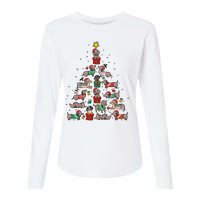 Dachshund Christmas Tree Wiener Dog Lover Christmas Womens Cotton Relaxed Long Sleeve T-Shirt