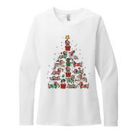 Dachshund Christmas Tree Wiener Dog Lover Christmas Womens CVC Long Sleeve Shirt