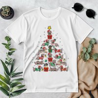 Dachshund Christmas Tree Wiener Dog Lover Christmas Premium T-Shirt