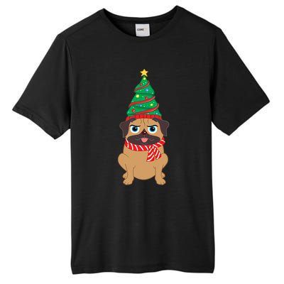 Decorated Christmas Tree Snuggle Tall Fusion ChromaSoft Performance T-Shirt