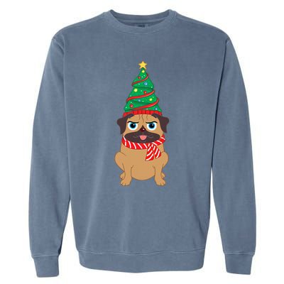 Decorated Christmas Tree Snuggle Garment-Dyed Sweatshirt