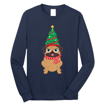 Decorated Christmas Tree Snuggle Long Sleeve Shirt