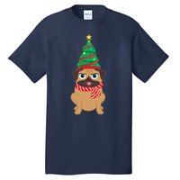 Decorated Christmas Tree Snuggle Tall T-Shirt