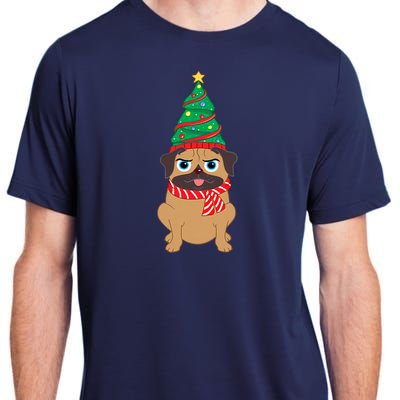 Decorated Christmas Tree Snuggle Adult ChromaSoft Performance T-Shirt