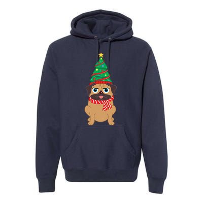 Decorated Christmas Tree Snuggle Premium Hoodie