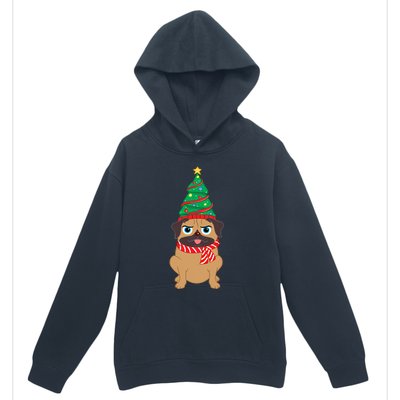 Decorated Christmas Tree Snuggle Urban Pullover Hoodie