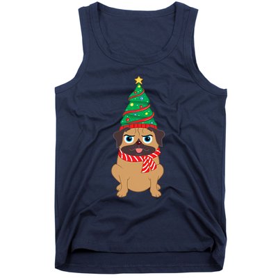 Decorated Christmas Tree Snuggle Tank Top