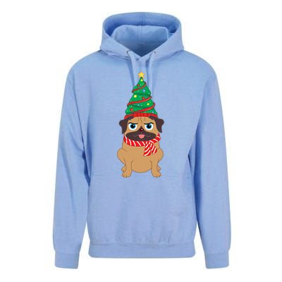 Decorated Christmas Tree Snuggle Unisex Surf Hoodie