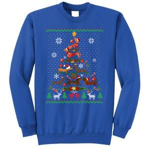 Dachshund Christmas Tree Ugly Sweater Doxie Santa Ornats Gift Sweatshirt