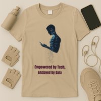 Digital Chains The Paradox Of Tech Empowerment T-Shirt
