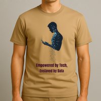 Digital Chains The Paradox Of Tech Empowerment T-Shirt