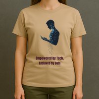 Digital Chains The Paradox Of Tech Empowerment T-Shirt