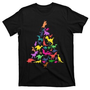 Dinosaur Christmas Tree TRex Idea Dino Xmas Outfit T-Shirt