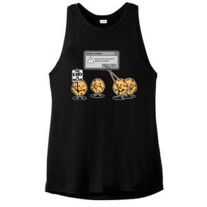 Deleting Cookies The End Is Near Funny Ladies PosiCharge Tri-Blend Wicking Tank